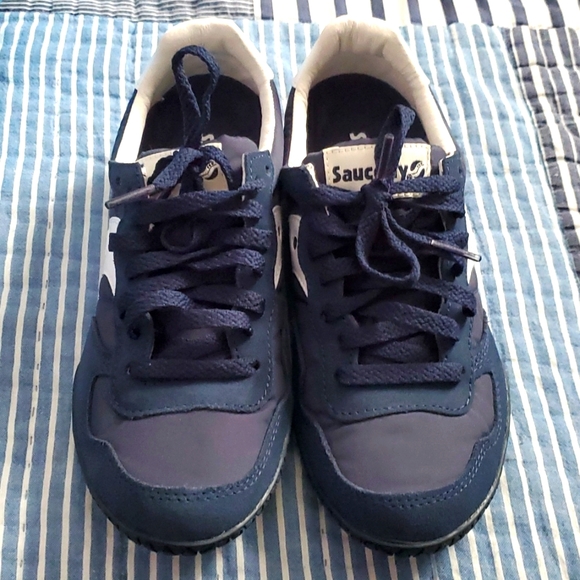 Saucony Navy Blue Athletic Shoes - Picture 1 of 5